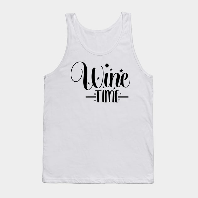 Wine time - Christmas Gift Idea Tank Top by Designerabhijit